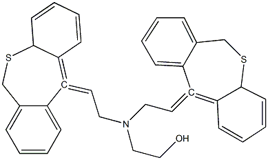 2-[bis(2-dibenzo[b,e]thiepin-11(6H)-ylideneethyl)amino]ethanol