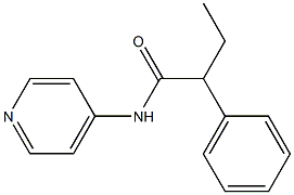 2-phenyl-N-(4-pyridinyl)butanamide,,结构式
