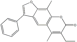 6-ethyl-5,9-dimethyl-3-phenyl-7H-furo[3,2-g]chromen-7-one