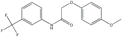 2-(4-methoxyphenoxy)-N-[3-(trifluoromethyl)phenyl]acetamide