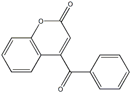 4-benzoyl-2H-chromen-2-one Structure