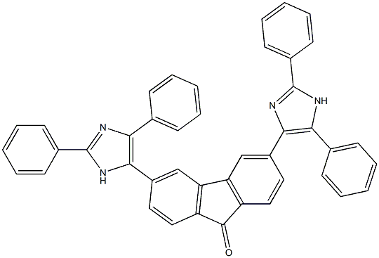  3-(2,4-diphenyl-1H-imidazol-5-yl)-6-(2,5-diphenyl-1H-imidazol-4-yl)-9H-fluoren-9-one