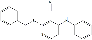 4-anilino-2-(benzylsulfanyl)nicotinonitrile