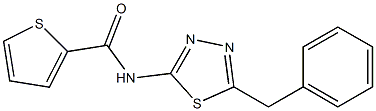 N-(5-benzyl-1,3,4-thiadiazol-2-yl)-2-thiophenecarboxamide Structure