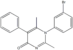 1-(3-bromophenyl)-2,6-dimethyl-5-phenyl-4(1H)-pyrimidinone|