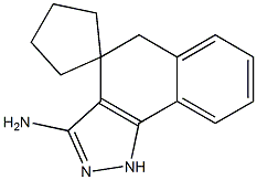 4,5-dihydrospiro(1H-benzo[g]indazole-4,1'-cyclopentane)-3-amine,,结构式