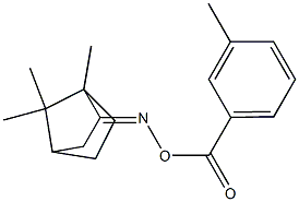 1,7,7-trimethylbicyclo[2.2.1]heptan-2-one O-(3-methylbenzoyl)oxime 结构式