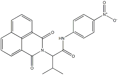 2-(1,3-dioxo-1H-benzo[de]isoquinolin-2(3H)-yl)-N-{4-nitrophenyl}-3-methylbutanamide