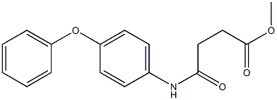 methyl 4-oxo-4-(4-phenoxyanilino)butanoate Struktur