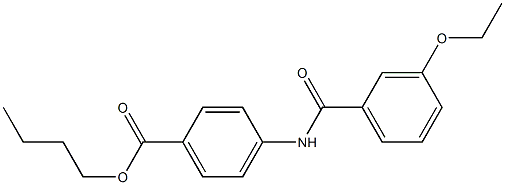  butyl 4-[(3-ethoxybenzoyl)amino]benzoate