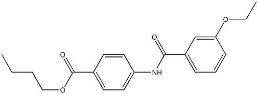 butyl 4-[(3-ethoxybenzoyl)amino]benzoate