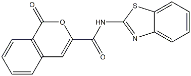  N-(1,3-benzothiazol-2-yl)-1-oxo-1H-isochromene-3-carboxamide