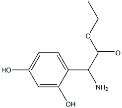 ethyl amino(2,4-dihydroxyphenyl)acetate