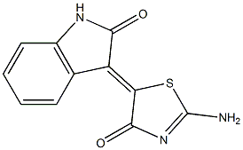 3-(2-amino-4-oxo-1,3-thiazol-5(4H)-ylidene)-1,3-dihydro-2H-indol-2-one