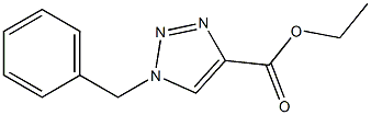 N-苄基-三氮唑-4-甲酸乙酯 结构式