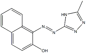 1-[(5-methyl-4H-1,2,4-triazol-3-yl)diazenyl]-2-naphthol