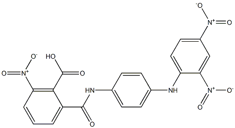 2-[(4-{2,4-dinitroanilino}anilino)carbonyl]-6-nitrobenzoic acid|