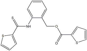 2-[(2-thienylcarbothioyl)amino]benzyl 2-thiophenecarboxylate