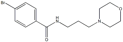 4-bromo-N-[3-(4-morpholinyl)propyl]benzamide