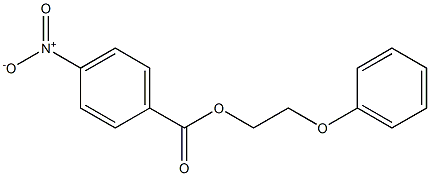 2-phenoxyethyl 4-nitrobenzoate 结构式