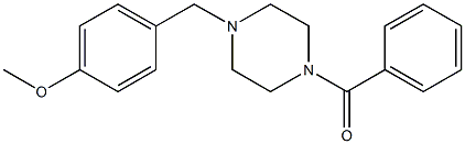 1-{[4-(methyloxy)phenyl]methyl}-4-(phenylcarbonyl)piperazine|