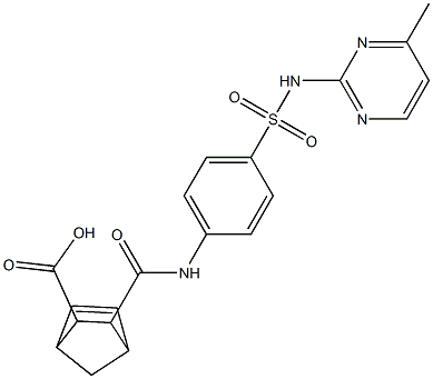  3-[(4-{[(4-methyl-2-pyrimidinyl)amino]sulfonyl}anilino)carbonyl]bicyclo[2.2.1]hept-5-ene-2-carboxylic acid