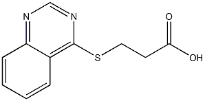 3-(quinazolin-4-ylsulfanyl)propanoic acid|