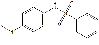 N-[4-(dimethylamino)phenyl]-2-methylbenzenesulfonamide Structure