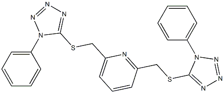 2,6-bis{[(1-phenyl-1H-tetraazol-5-yl)sulfanyl]methyl}pyridine