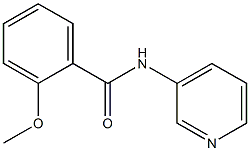 2-methoxy-N-(3-pyridinyl)benzamide,,结构式