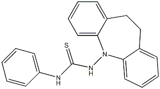 N-(10,11-dihydro-5H-dibenzo[b,f]azepin-5-yl)-N'-phenylthiourea Structure