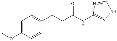 3-(4-methoxyphenyl)-N-(1H-1,2,4-triazol-3-yl)propanamide