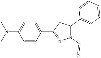 3-[4-(dimethylamino)phenyl]-5-phenyl-4,5-dihydro-1H-pyrazole-1-carbaldehyde