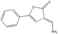 3-(aminomethylene)-5-phenyl-2(3H)-thiophenethione Struktur