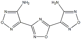 4-[5-(4-amino-1,2,5-oxadiazol-3-yl)-1,2,4-oxadiazol-3-yl]-1,2,5-oxadiazol-3-amine,,结构式