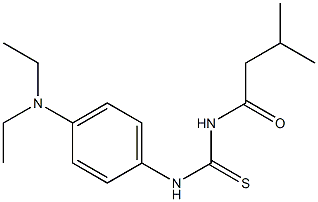  N-[4-(diethylamino)phenyl]-N'-(3-methylbutanoyl)thiourea