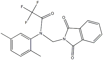  N-(2,5-dimethylphenyl)-N-[(1,3-dioxo-1,3-dihydro-2H-isoindol-2-yl)methyl]-2,2,2-trifluoroacetamide