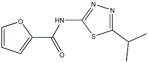 N-(5-isopropyl-1,3,4-thiadiazol-2-yl)-2-furamide