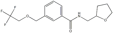 N-(tetrahydro-2-furanylmethyl)-3-[(2,2,2-trifluoroethoxy)methyl]benzamide