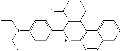 5-[4-(diethylamino)phenyl]-2,3,5,6-tetrahydrobenzo[a]phenanthridin-4(1H)-one