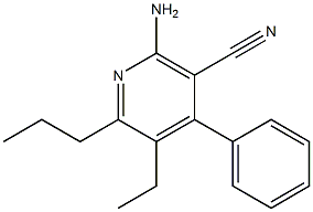 2-amino-5-ethyl-4-phenyl-6-propylnicotinonitrile|