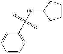 N-cyclopentylbenzenesulfonamide Struktur