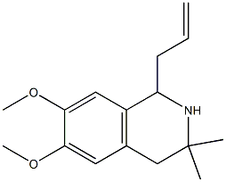  1-allyl-6,7-dimethoxy-3,3-dimethyl-1,2,3,4-tetrahydroisoquinoline