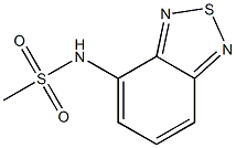 N-(2,1,3-benzothiadiazol-4-yl)methanesulfonamide,,结构式