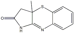  3a-methyl-3,3a-dihydropyrrolo[3,2-b][1,4]benzothiazin-2(1H)-one