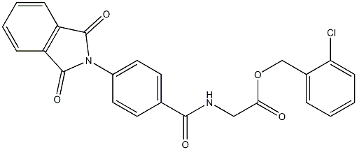 2-chlorobenzyl {[4-(1,3-dioxo-1,3-dihydro-2H-isoindol-2-yl)benzoyl]amino}acetate