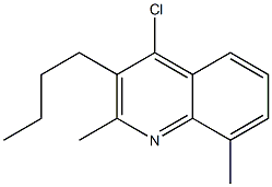  3-butyl-4-chloro-2,8-dimethylquinoline