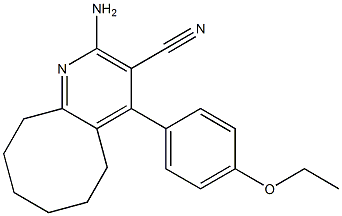 2-amino-4-(4-ethoxyphenyl)-5,6,7,8,9,10-hexahydrocycloocta[b]pyridine-3-carbonitrile