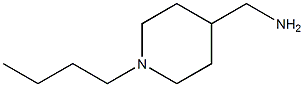 N-丁基-4-氨甲基哌啶, , 结构式