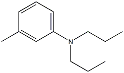 3-甲基-N,N-二丙基苯胺 结构式